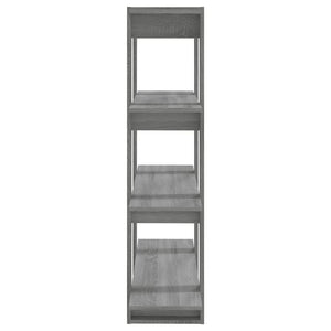 Bücherregal Raumteiler Grau Sonoma 100 cm