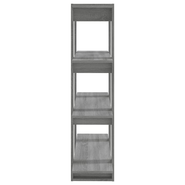 Bücherregal Raumteiler Grau Sonoma 100 cm