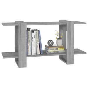 Bücherregal Grau Sonoma 100 cm