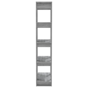 Bücherregal Raumteiler Grau Sonoma 80x160 cm