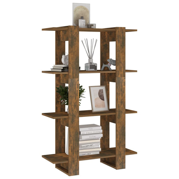 Bücherregal Raumteiler Räuchereiche 80 cm