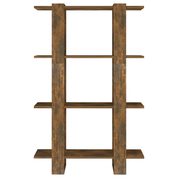 Bücherregal Raumteiler Räuchereiche 80 cm