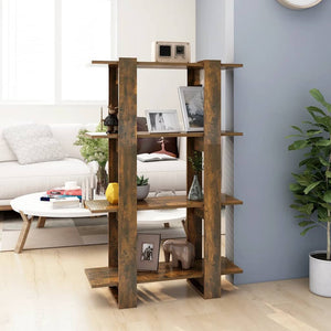 Bücherregal Raumteiler Räuchereiche 80 cm