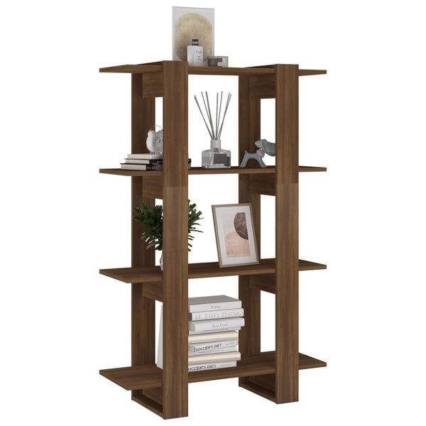 Bücherregal Raumteiler Eichenoptik Braun