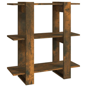 Bücherregal Raumteiler Räuchereiche 80 cm