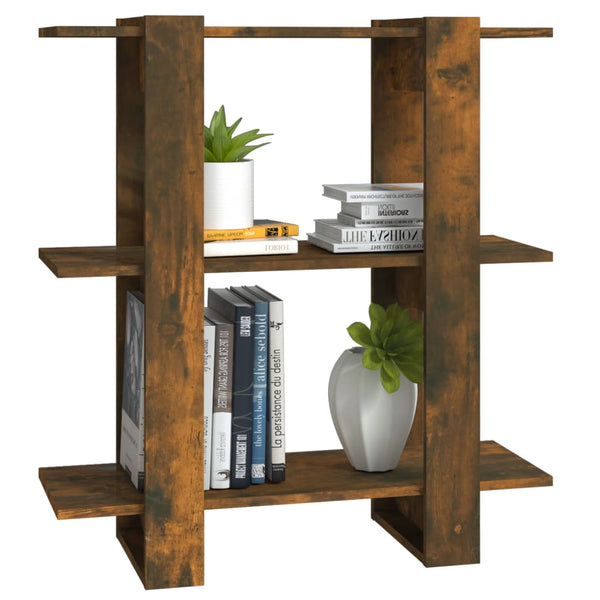 Bücherregal Raumteiler Räuchereiche 80 cm