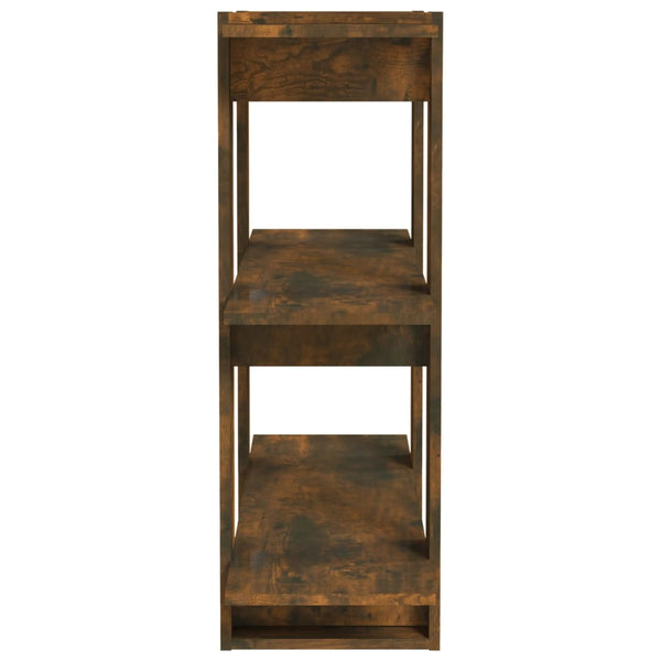 Bücherregal Raumteiler Räuchereiche 80 cm