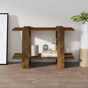 Bücherregal Raumteiler Räuchereiche 80x51 cm