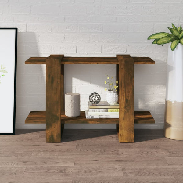 Bücherregal Raumteiler Räuchereiche 80x51 cm