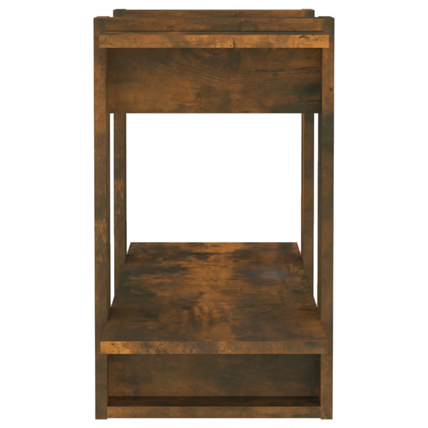 Bücherregal Raumteiler Räuchereiche 80x51 cm
