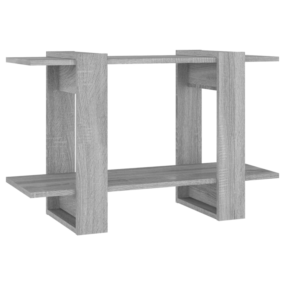Bücherregal Raumteiler Grau Sonoma 80 cm