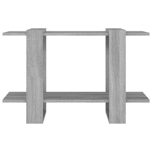 Bücherregal Raumteiler Grau Sonoma 80 cm