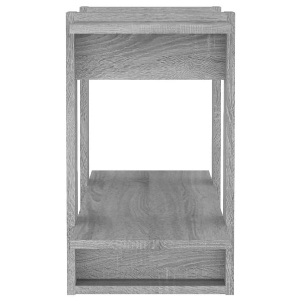 Bücherregal Raumteiler Grau Sonoma 80 cm