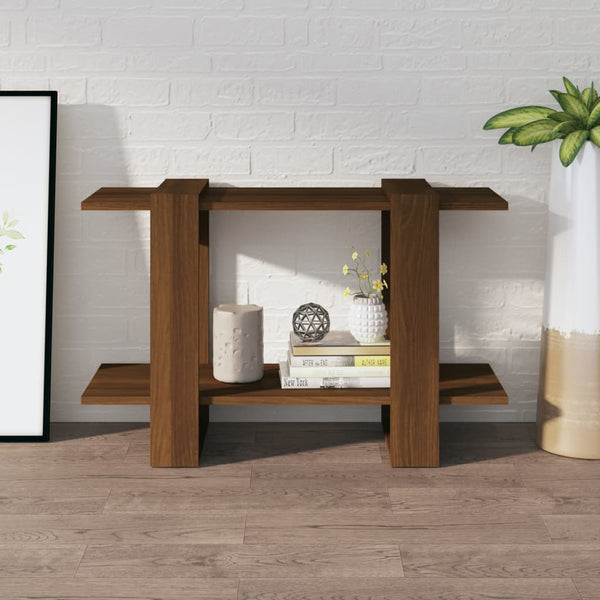 Bücherregal Raumteiler Eichenoptik Braun