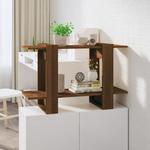 Bücherregal Raumteiler Eichenoptik Braun