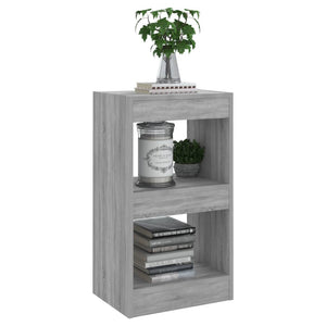 Bücherregal Raumteiler Grau Sonoma 40x30x72 cm