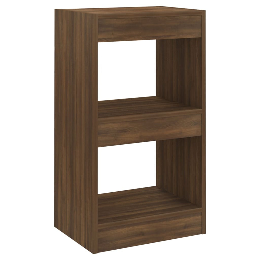 Bücherregal Raumteiler Braun Eiche 40x72 cm