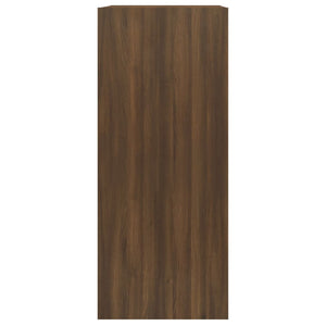 Bücherregal Raumteiler Braun Eiche 40x72 cm