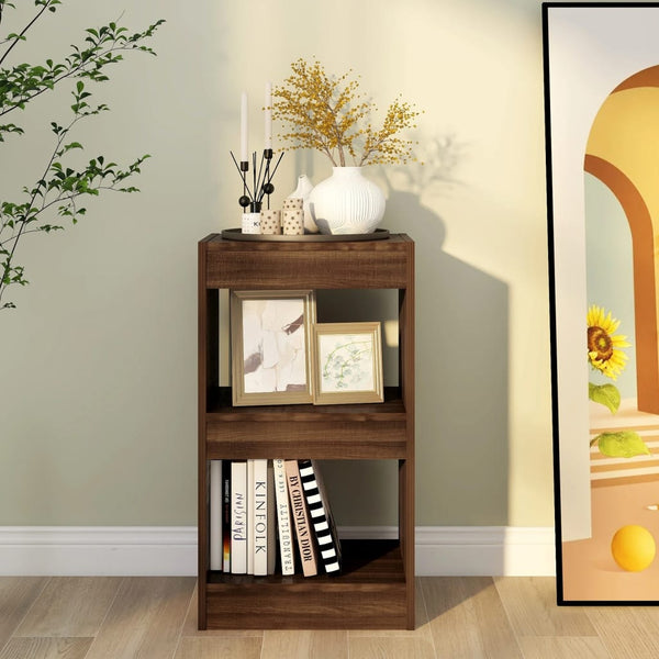 Bücherregal Raumteiler Braun Eiche 40x72 cm