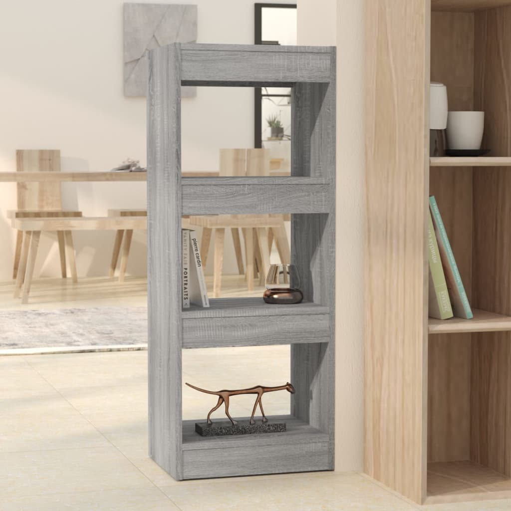 Graues Bücherregal Sonoma 40x30x103 cm