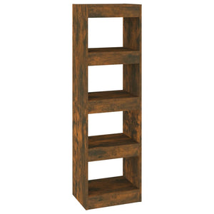 Bücherregal Raumteiler Räuchereiche 40x135 cm