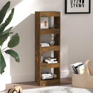 Bücherregal Raumteiler Räuchereiche 40x135 cm