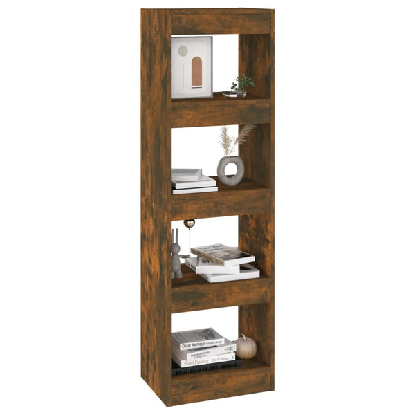 Bücherregal Raumteiler Räuchereiche 40x135 cm