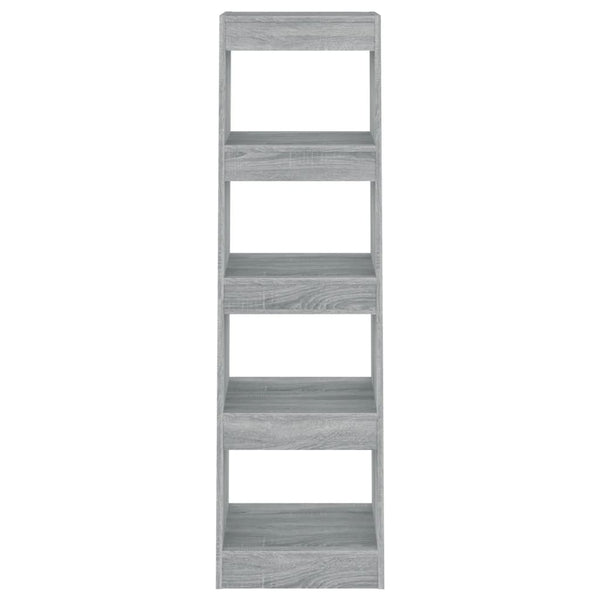 Bücherregal Raumteiler Grau Sonoma 40x30x135cm