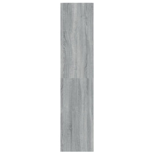 Bücherregal Raumteiler Grau Sonoma 40x30x135cm