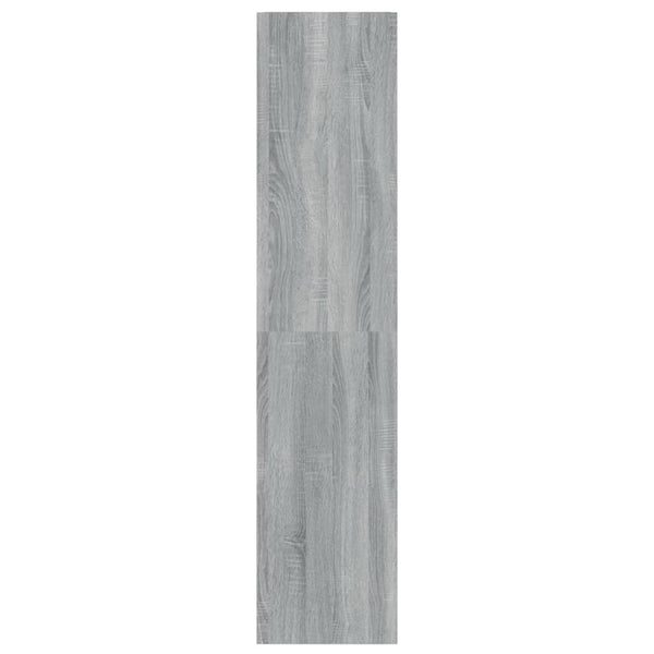 Bücherregal Raumteiler Grau Sonoma 40x30x135cm