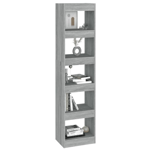 Graues Bücherregal Sonoma 40x30x166 cm