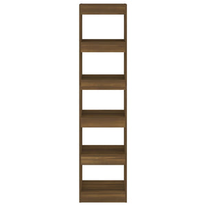 Bücherregal Raumteiler Braun Eichenoptik 166 cm