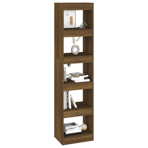 Bücherregal Raumteiler Braun Eichenoptik 166 cm