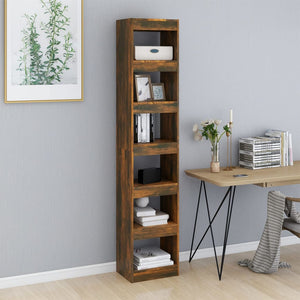 Bücherregal Raumteiler Räuchereiche 198cm