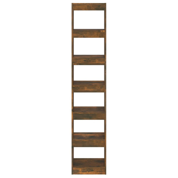 Bücherregal Raumteiler Räuchereiche 198cm