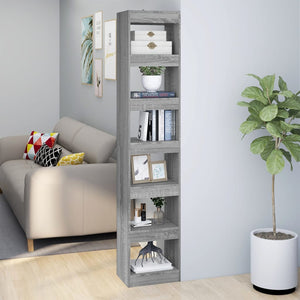 Graues Bücherregal Sonoma 40x30x198 cm
