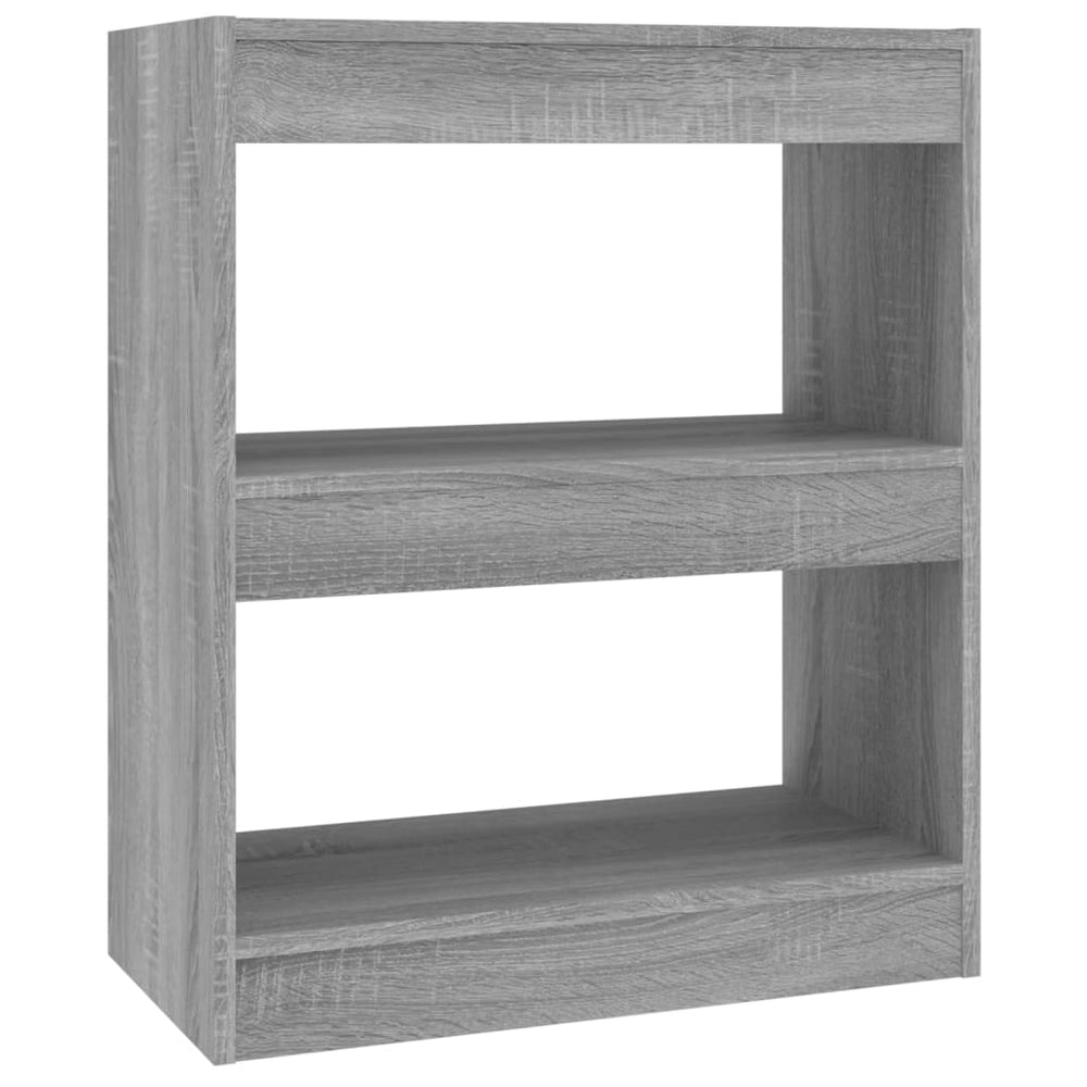 Graues Bücherregal Sonoma 60x30x72 cm