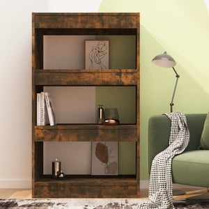 Bücherregal Raumteiler Räuchereiche 60x103 cm