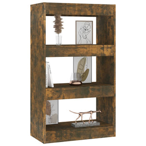 Bücherregal Raumteiler Räuchereiche 60x103 cm