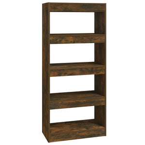 Bücherregal Raumteiler Räuchereiche 60x135 cm