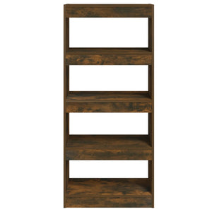 Bücherregal Raumteiler Räuchereiche 60x135 cm