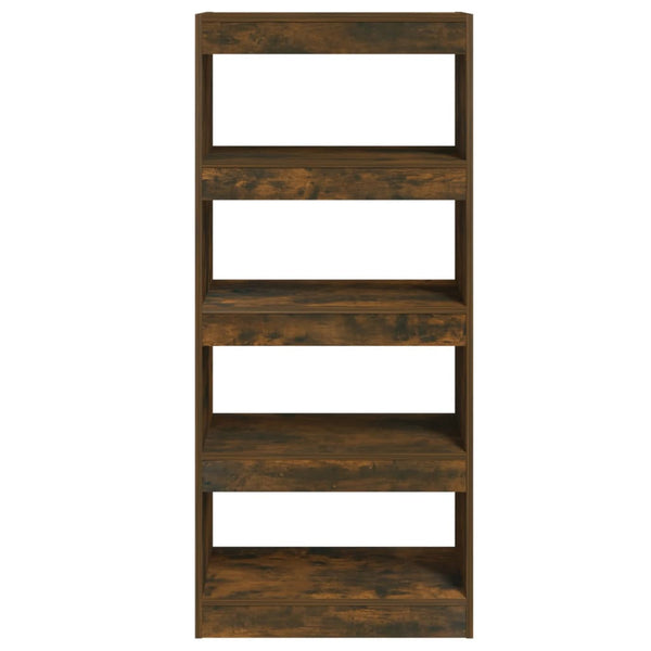 Bücherregal Raumteiler Räuchereiche 60x135 cm
