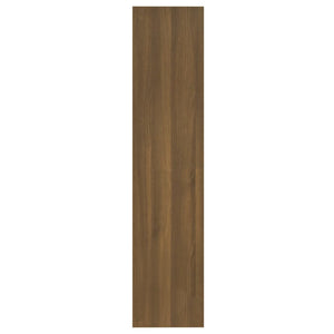 Bücherregal Raumteiler Braun Eiche 60x30x135cm