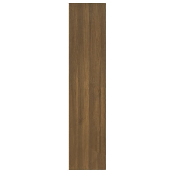 Bücherregal Raumteiler Braun Eiche 60x30x135cm