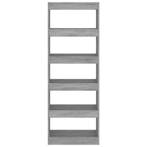 Graues Bücherregal Sonoma 60x30x166 cm