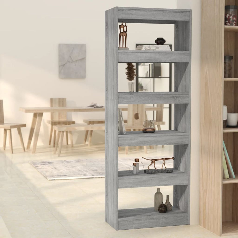 vidaXL Étagère/Séparateur de pièce gris sonoma 60x30x166 cm Aggloméré