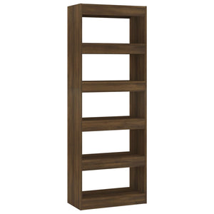 Bücherregal Raumteiler Braun Eiche 166 cm