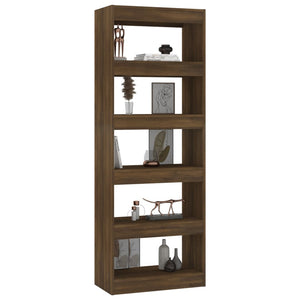 Bücherregal Raumteiler Braun Eiche 166 cm