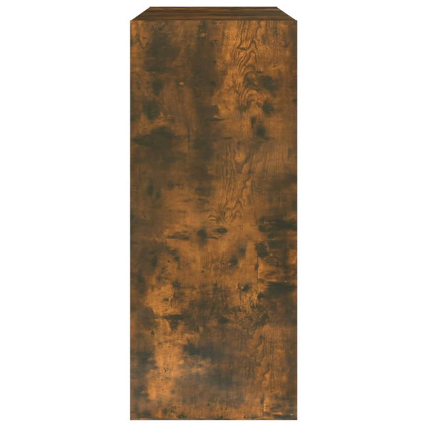 Bücherregal Raumteiler Räuchereiche 80x72 cm