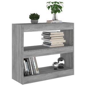 Graues Bücherregal Sonoma 80x72 cm
